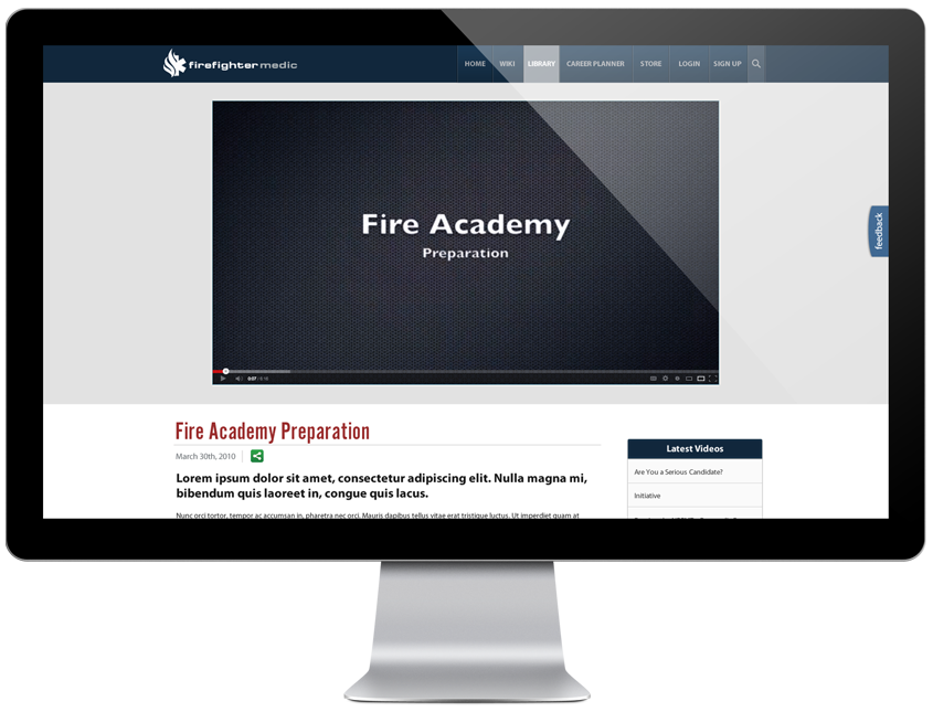 FirefighterMedic Website Development