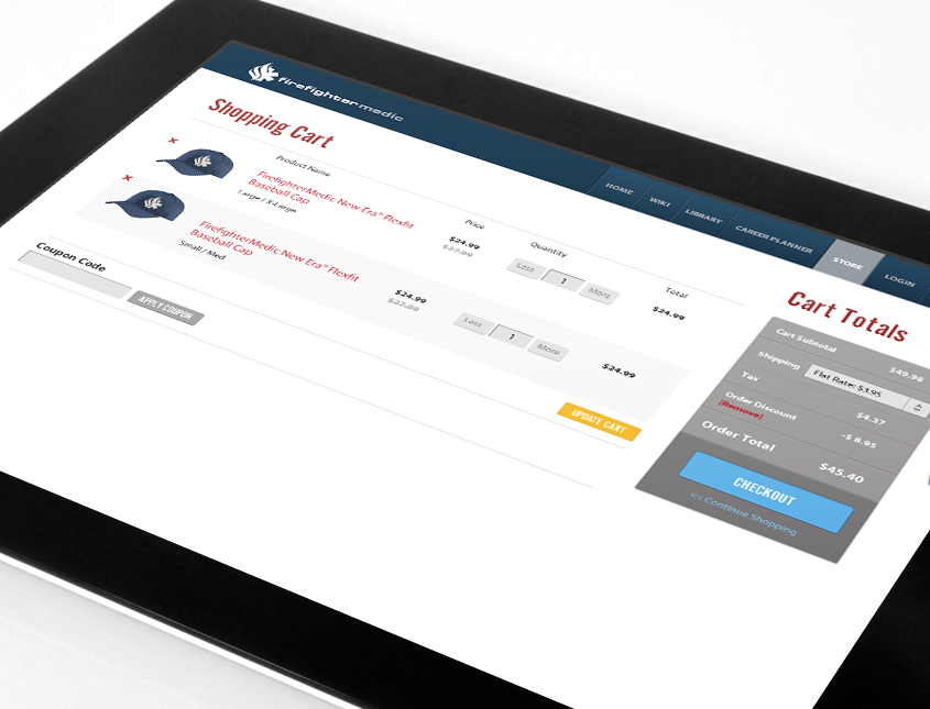FirefighterMedic eCommerce Solution